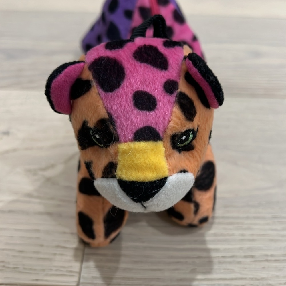Lisa Frank leopard pencil pouch